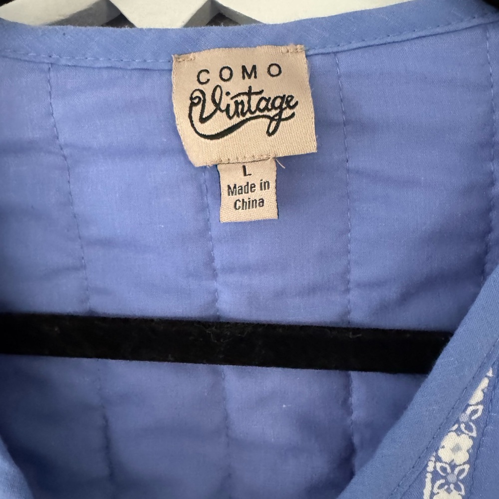 Como Vintage Patchwork Jacket Size Large - image 5